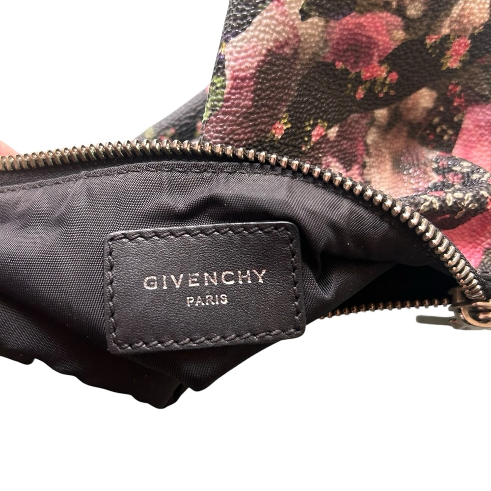 Givenchy Antigona Leather Floral Pouch/Clutch EUC Authentic - Picture 3 of 8